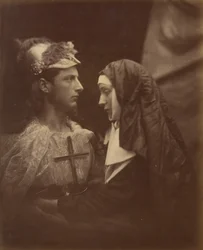 Sir Galahad og den bleke nonnen, 1874.
