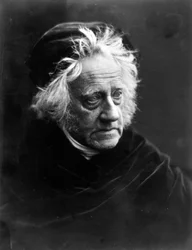 Sir John Frederick William Herschel, 1867 (bw-bilde)
