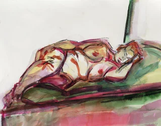 Tykk sovende naken, 2015
