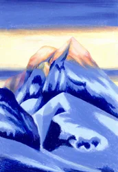 Majestetisk alpeglød