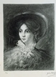 Portrett av George Sand.