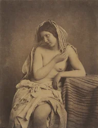 Studer etter naturen, ca. 1853-1855.
