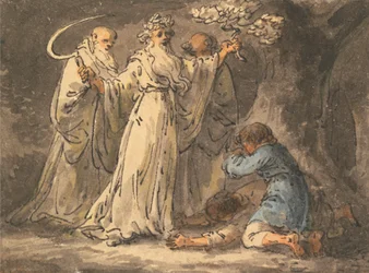 Druidenes skjæring av misteltein fra det