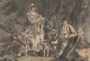 Vedhogger og hans familie