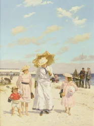 On the Sands, ca. 1900 (olje på lerret)