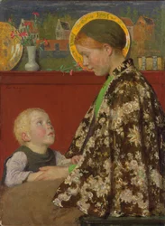 Ung mor, ca. 1892-1895 (olje på lerret)