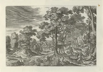 Landskap med ran på den reisende Landskap med scener fra lignelsen om den barmhjertige samaritan (serietittel)