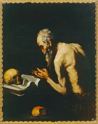 Kopi etter Ribera. Sankt Paulus eremitten. 10014690 …