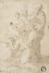 En gruppe figurer, ca. 1649