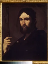 ""Apostelen den hellige Jakob den store" (Apostelen den hellige Jakob den store) Maleri av Jose de Ribera dit il Spagnoletto ""spanjolen"" (1591-1652) 1630-1635 Pushkin-museet, Moskva