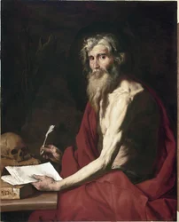 Saint Jerome maleri av Jusepe