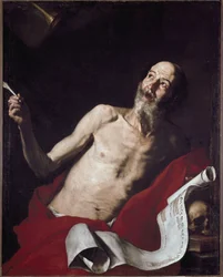 St. Hieronymus (olje på lerret