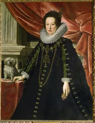 Anna de Medici, datter av storhertug Cosimo II av Toscana (maleri på lerret)