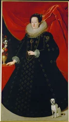 Eleonora Gonzaga, kone til keiser Ferdinand III … (maleri på lerret)