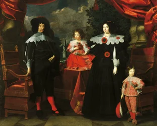 Italia, Modena, familien til Francesco I d