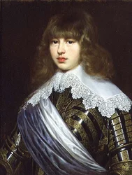 Portrett av prins Waldemar Christian av Danmark (1603-47) (olje på lerret)
