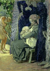 Holy Family, ca. 1913 (olje på lerret)