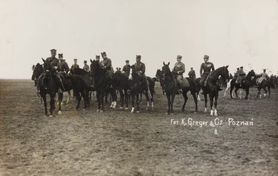 Album Jack Bosio - War Campaign 1917-1920: Militært oppdrag i Polen (Warszawa - Posen) mars-april 1919, et hestebatteri i Posen (Poznan), 03-041919