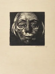Selvportrett, 1923.
