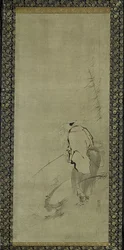 Triptyk av Zhou Moushu, Xiwangmu og Taigong Wang