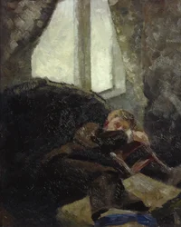 Ung mann - dagen etter (Hangover) 1884 (olje på lerret)