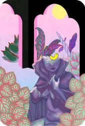 Garden Witch, 2019 (akryl på bomull)