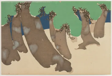 Flowers of a Hundred Worlds (Momoyogusa): Windswept Pines (Sonarematsu)