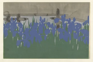 Iriser, 1909 (treblokktrykk)