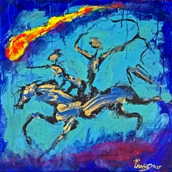 De himmelske rytternes angrep