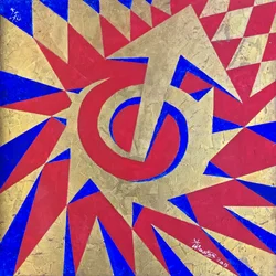 Gullfarget geometrisk utbrudd