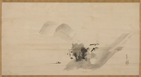 Landskap, Edo-periode, 1600-tallet.
