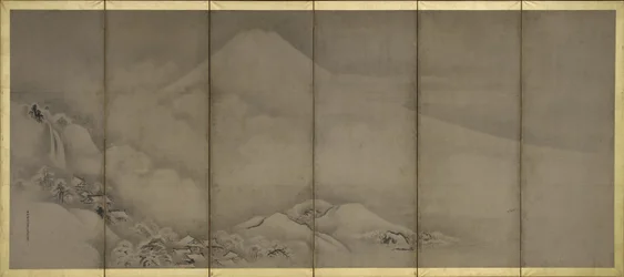 Mount Fuji og Matsubara Point, skjermer
