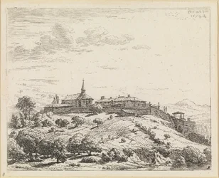 Landsby på en høyde