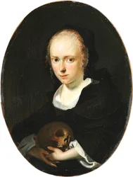Portrett av Cornelia Bouwers, kunstnerens kone
