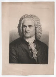 Johann Sebastian Bach (1685–1750) (ca. 1850, gravering)