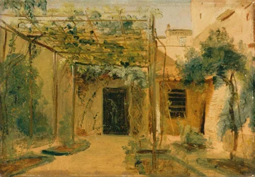 Atelieret til billedhuggeren Rudolf Schadow, ca. 1828–29 (olje på papp)