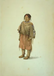 Blackfeet jente