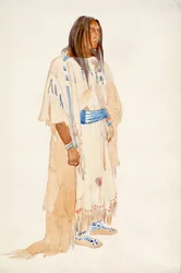 Piegan Blackfoot-kvinne