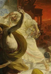 Detalj av den siste dagen i Pompeii (av Karl Bryullov, 1833, Russian Museum)