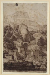 «Byen Amalfi ved Salernobukten»