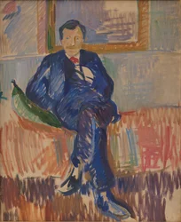 Portrett av maleren Karl Schou