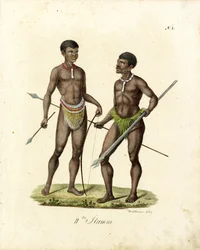 Afrikanske krigere (trykk)