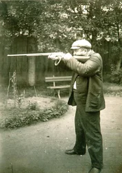 Forfatter Alexander Ivanovich Kuprin (Alexandre Ivanovitch Kouprine) (1870-1938) i Gatchina.