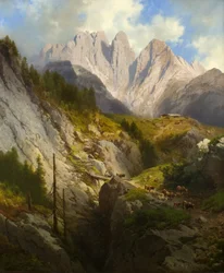 Fjellscene i Tyrol