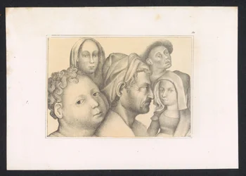 Vijf figurer Design og studier av en nederlandsk mester fra 1400-tallet. Århundre. Basert på originalene oppbevart i det kongelige bibliotek i Berlin (serietittel)