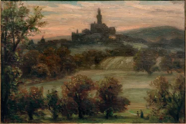 Landskap med utsikt over Kronberg