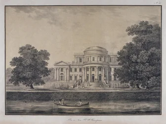 Yelagin-palasset i St. Petersburg, 1823