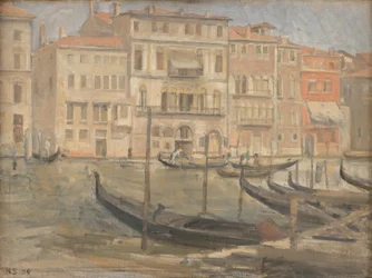 På Canal Grande i Venezia