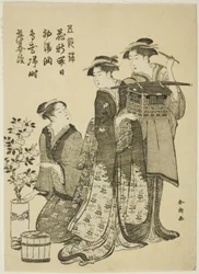 Dukkefestivalen, fra serien "Amusements of the Five Festivals (Gosetsu asobi)"