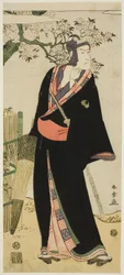 Skuespiller Ichikawa Komazô II som Sukeroku